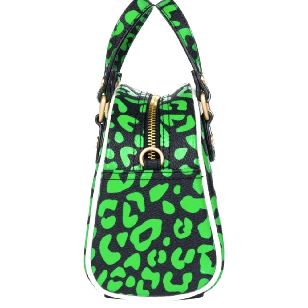 Von Dutch NWT Neon Green and Black Mini Bag - Picture 3 of 9
